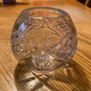 Elegant Crystal Cut Glass Vase